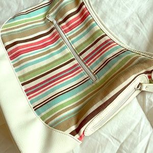 Colorful Striped Purse